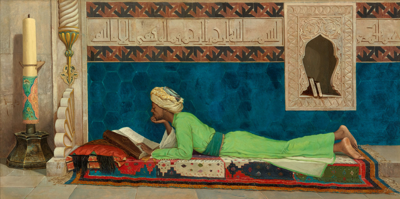 Осман Хамди-бей. Молодой эмир за книгой. 1878. Холст, масло. Музей «Лувр Абу-Даби». Фото: Agence photo F. © Louvre Abu Dhabi